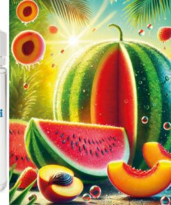 Wassermelone-Pfirsich Watermelon-Peach Aroma Konzentrat - Vegan - Sasami - 100ml
