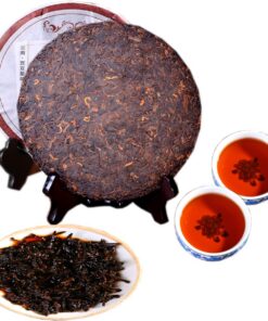 Chinesischer Pu Erh Tee 357g (0.787LB) Reifer Puer Tee Schwarzer Tee Yunnan Menghai Bulang Jinhao Pu'er Tee Gekochter Tee Alte Bäume Pu Erh Tee Gesundheitswesen Pu Er Tee