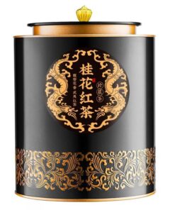Exquisiter Osmanthus Schwarztee - 500g / 17,64oz Reiches Aroma, Klassischer Chinesischer Schwarztee - Loser Blatt-Tee