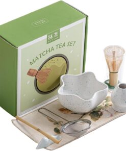 Set | Traditionelles Set für Zeremonie | Zeremonielle | Tee Utensilien Traditionelles Zubehör für Entspannung Meditation Zuhause Yoga Party Gesellschaft