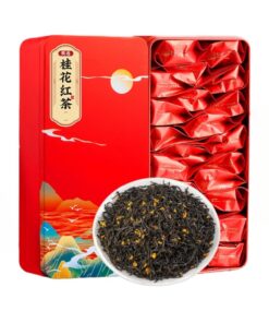 Lapsang Souchong Osmanthus Schwarzer Tee- (125g / Karton) Ohne Zusatzstoffe-Kräftiges Aroma Lose Blätter Schwarzer Tee (125g * 1)