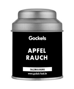 Apfel Rauch Salz | handgemachte Gewürzmischung | Gockels Food Genussmanufaktur | z.T. Zutaten aus eigenem Anbau