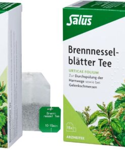 Salus - Brennnesselblätter Tee - 1x 15 Filterbeutel (19,5 g) - Arzneitee - Urticae folium - zur Durchspülung der Harnwege - Gelenkschmerzen - bio (Packung mit 2)