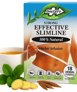 Dalgety Effektive Slimline Kräutertee, 1 x 40 g Karton, 100 % natürlicher, koffeinfreier Tee (insgesamt 18 Teebeutel) – unser Schlankheitstee ist vollgepackt mit einzigartigen gesundheitlichen