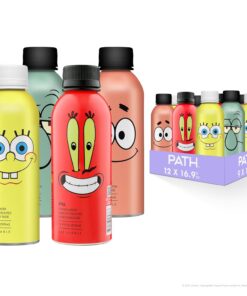 WATERPATH Stillwasser, ultra-gereinigt, pH-ausgewogen, lokal bezogen – Nickelodeon All-Stars Variety Pack Aluminium-Wasserflasche – BPA-frei, wiederverwendbar, unendlich recycelbares Flaschenwasser,