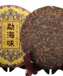 Klassischer Pu-Erh-Tee Yunnan Menghai Reif 200g Pu'er-Teekuchen Chinesischer Schlankheitstee