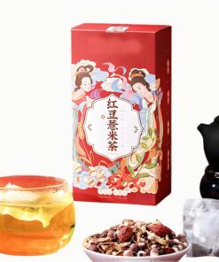 HELLOYOUNG 150g Roter Bohnen Und Gerstentee Entfeuchtender Roter Bohnen-Grautee Kräutergetränk Diurese Und Schwellung Original Chinesischer Hongdou Yimi Cha