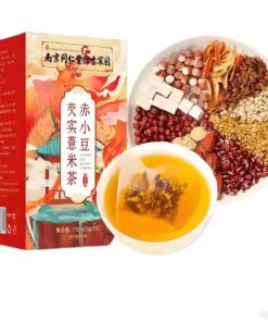 HELLOYOUNG 150g Adzuki-Bohnen Job-Tee Kräutertee Aus China Original Adzuki-Bohnen-Gerstentee Handgemachter Blumentee Grün Duftender Früchtetee Abschwellendes Und Harntreibendes Kräutergetränk (1pc)