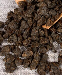 Yunnan Klebriger Duft Pu 'er Reifer Tee, 17,64 Unzen Goldene Knospe Alte Teeknoten, 500g Glatte Teesuppe