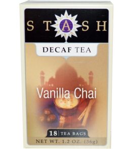 Stash Tea Company, Premium, Decaf Tea, Vanilla Chai, 18 Tea Bags, 1.2 oz (36 g) by Stash Tea Company