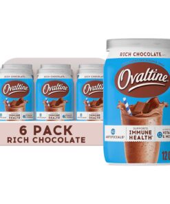 Nestle Ovaltine Rich Chocolate, 12-Ounce Tubs (Pack of 6)
