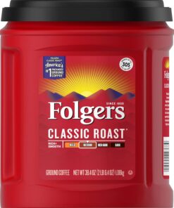 Folgers Classic Roast Gemahlener Kaffee, mittelgroß, 1,0 l