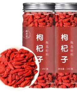 Natürlicher gesunder Tee Chinesische Wolfsbeere 5,29oz Dosen Goji Beeren 150g Natürliche Pflanzengesundheit Rote Goji Beeren