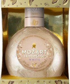 Mozart White Chocolate Vanilla Cream 0,5l im Geschenkkarton Gold