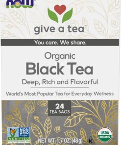 NOW Boldly Black Tea - 24 tea bags