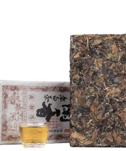 Yunnan Orchidee Duftender süßer gealterter weißer Tee Ziegel 1000g / 35,27oz Erstklassiger alter Baum Pu 'er Roher Tee