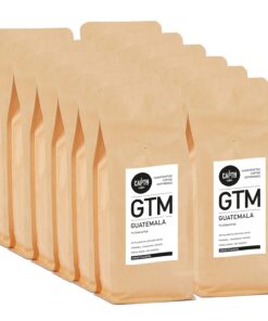 CAPTN Coffee GUATEMALA Gemahlener Röstkaffee, Filterkaffee | Mittelkräftig, Karamell, Pekannuss, Nougat | 12er Pack (12 x 500 g) (GUATEMALA)