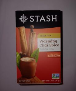 Stash Tea - Erstklassiges Chai Gewürz-schwarzer Tee - 20 Teebeutel