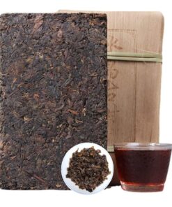 Yunnan Gereifter Duft Puerh Schwarzer Tee, Pu 'er Reifer Tee 17,64 Bingdao Uralter Baum Tee Ziegel 500g