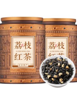 Exquisite Mischung Aus Lychee Und Wuyishan Berg Schwarzer Tee - 300g Starkes Aroma Lychee Schwarzer Tee