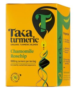 Taka Turmeric Tee (Kurkuma Kamille Hagebutte, 1 Packung (15 Teebeutel))