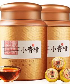 Xinhui Kleine Grüne Mandarine Puerh ReifeTee 250g Glänzend Und Rund, Anhaltendes Teearoma 8,82oz
