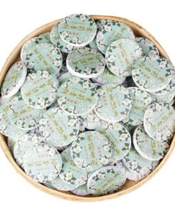 Yunnan Jasmin Grüner Kuchen, Pu-Erh Roher Tee Kuchen 500g Dufttee Mit Intensivem Blumigem Charme 17,64oz