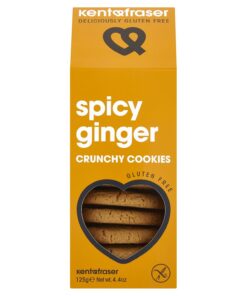 Kent & Fraser Glutenfreie würzige Ingwer-Kekse, 125 g