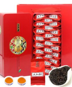 Da Hong Pao - Starkes Aroma Große Rote Robe125g (Schachtel Mit 25 Beuteln) * 2 - Reichhaltiges Tee-Aroma Oolong-Tee