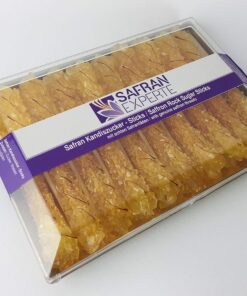 Safran Kandis Zucker 8 Dosen x 19 Sticks zum Süßen von Tee und Kaffee