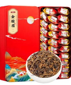 Klassischer Chinesischer Jinjunmei Reichhaltiges Aroma Schwarzer Tee - Loser Blatttee - Zarter Kleiner Teebeutel (125g * 1)