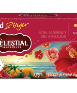 Celestial Seasonings 0630988 Herbal Cafe-Na del T - Gratis Red Zinger - 20 Tüten