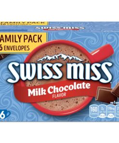 Swiss Miss Hot Cocoa Drink Mix, Milchschokoladengeschmack, Familienpackung, 16 Stück
