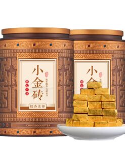Gereifter Fermentierter Yunnan Pu 'er Tee Kleiner Goldener Ziegel Reifer Tee, Klassischer Geschmack 500g / 17,64oz