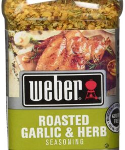 Weber Seasoning, Roasted Garlic and Herb, 7.75 Ounce