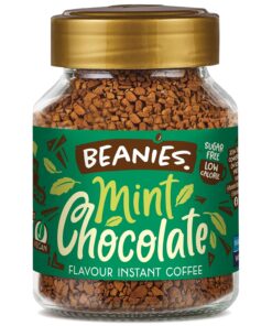 Beanies Flavour Instant Coffee – Mint Chocolate Instant Coffee, 50 g Jar
