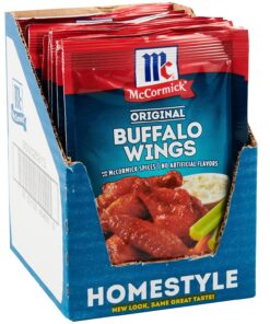McCormick Original Buffalo Hühnerflügel Würzmischung, 45,4 gramm Beutel (Paket mit 12)