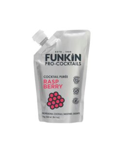 Funkin Raspberry Püree Cocktail-Getränkemischer Natürlicher Obst Nuss Gewürz Wasser Sucralose Kochen Backen Lebensmittel Bäckerei Home Küche Restaurant Bar Himbeere 1 kg. Wird einzeln verkauft