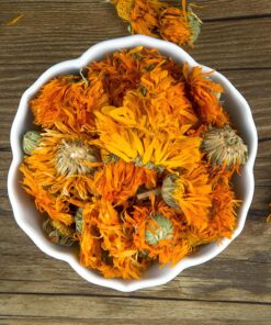 Bio Ringelblumentee Calendula Officinalis Echter Blütentee Hitze Lindern Feuer Entfernen Kaltgebrühtee Geeignet Zum Kochen Dekorieren Grüner Bio-Tee Erfrischender Früchtetee Gebrühter Tee (250g)