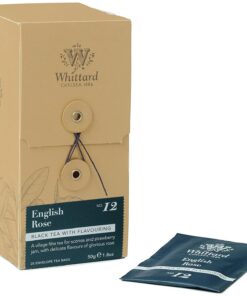 Whittard of Chelsea English Rose 25 Individually Wrapped Teabags, 2er Pack (2 x 50 g)